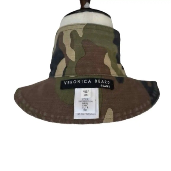 $248 Veronica Beard Slate Dickey Jacket insert Camo black tan green Denim 00-14 - Picture 6 of 15